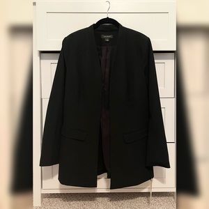 Halogen Long Open Women’s Blazer Black